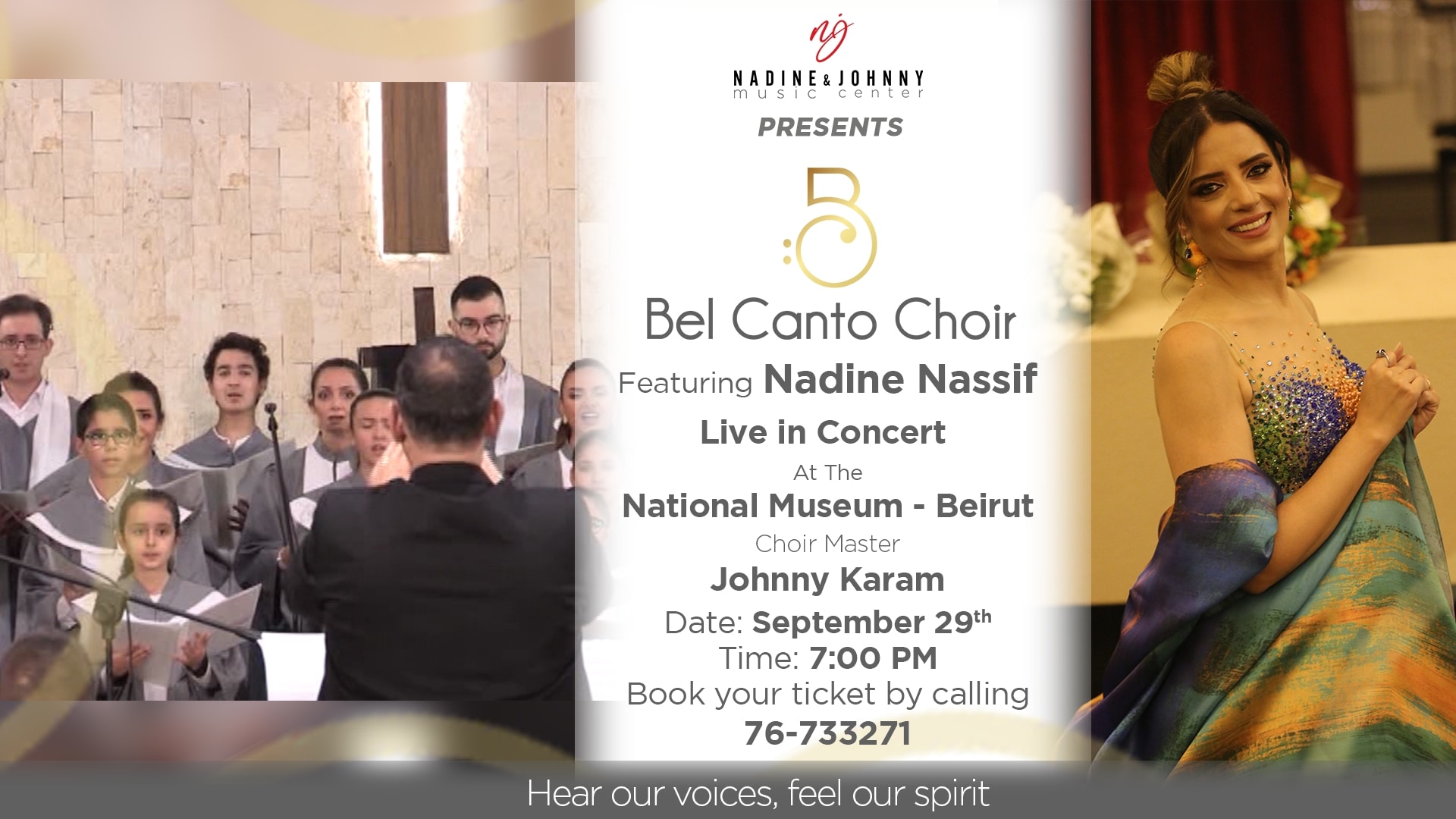 Bel Canto in Concert by the Soprano Nadine Nassif at The National Museum of Beirut