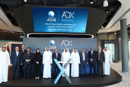 ADIB Lists World’s first Dollar-denominated Green Sukuk on Abu Dhabi Securities Exchange