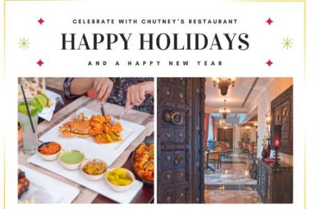 Celebrate the Joy of the Season at Chutney’s Restaurant!