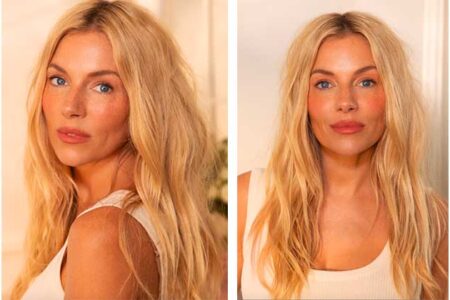 SIENNA MILLER’S BOHO LOOK WITH CHARLOTTE TILBURY