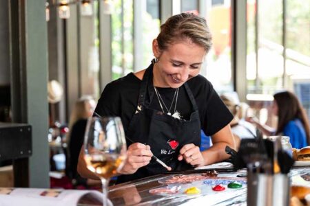 Become Inspired at the Upcoming Paint & Grape Experience at Al Habtoor Polo Resort’s Equestrian Lounge This May
