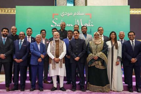 Ms. Alisha Moopen, Managing Director & Group CEO of Aster DM Healthcare, Meets Prime Minister Narendra Modi During His Visit to Jeddah, KSA