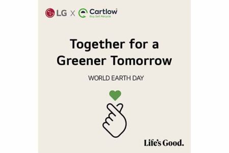 LG ELECTRONICS PARTNERS WITH CARTLOW TO CHAMPION SUSTAINABLE E-WASTE RECYCLING FOR EARTH DAY