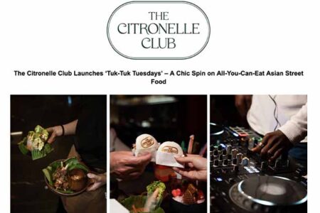 The Citronelle Club Launches Tuk-Tuk Tuesdays!
