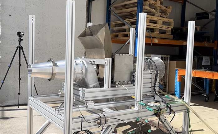 Image is of the FTC-250 during the First Engine To Test trials at VAN DER LEE Turbo Systems in Zaandam, The Netherlands.